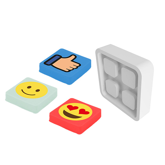 PIXIE CREW odznáček s reflexním prvkem - Emoji PIXIE CREW odznáček s reflexním prvkem - Emoji