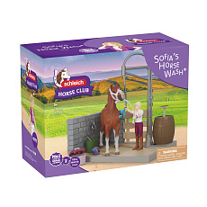 Schleich Sofiin umývací box pre kone
