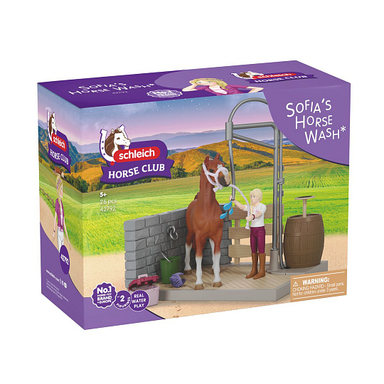 Schleich Sofiin umývací box pre kone