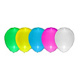 Rappa Balónek LED svítící 5 ks mix barev 30 cm