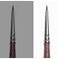 Italeri Synthetic round brush with brown tip - SINGLE PACK 52282 - kulatý syntetický štětec (velikost 0/5)