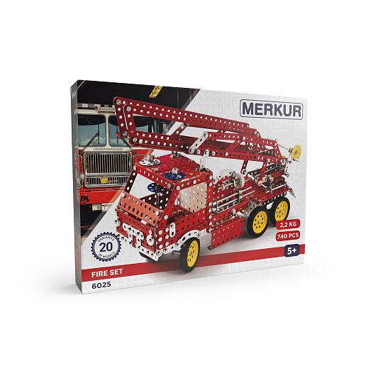 MERKUR - Stavebnice Merkur Fire Set, 740 dílů MERKUR - Stavebnice Merkur Fire Set, 740 dílů