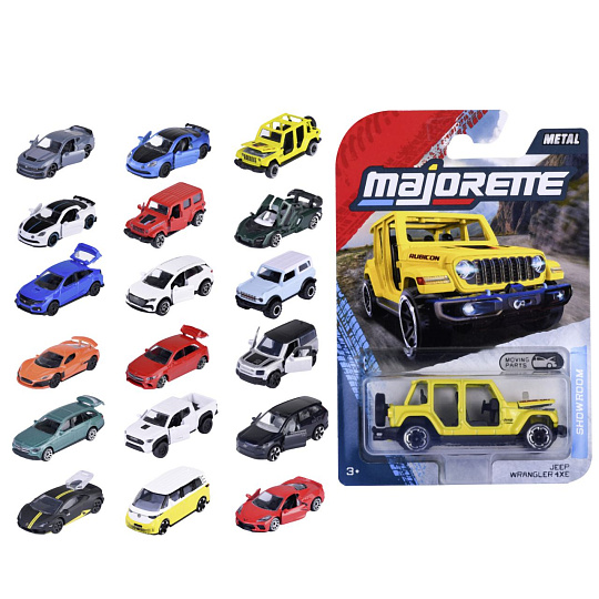 Majorette Showroom Autíčko Premium, 18 druhů