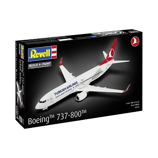 Revell Plastic ModelKit letadlo 03772 - Boeing 737-800 "Turkish Airlines" (1:144) Revell Plastic ModelKit letadlo 03772 - Boeing 737-800 "Turkish Airlines" (1:144)