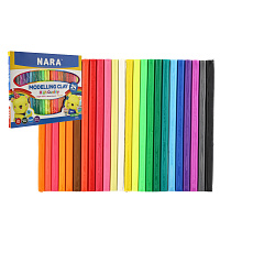 Teddies Modelína/Plastelína NARA 1000g 24ks v krabičce 30x25x2cm Teddies Modelína/Plastelína NARA 1000g 24ks v krabičce 30x25x2cm