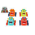 Teddies Auto monster plast 9x8cm mačkací jezdící 4 barvy