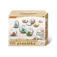 SMT Creatoys Kameny s příběhem se samolepkami Tři prasátka  kreativní sada  v krabičce 19x16x4cm
