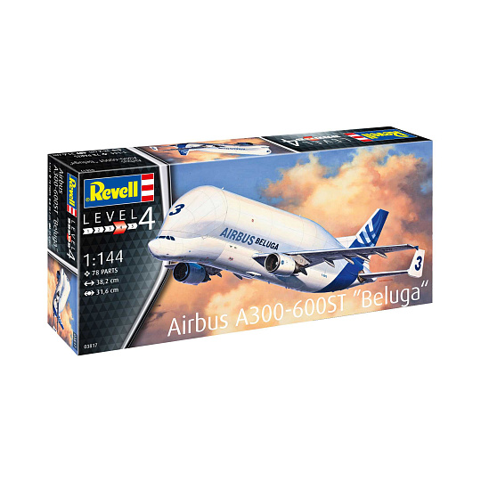 Revell Plastic ModelKit letadlo 03817 - Airbus A300-600ST "Beluga" (1:144) Revell Plastic ModelKit letadlo 03817 - Airbus A300-600ST "Beluga" (1:144)