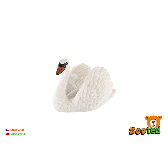 Labuť velká zooted plast 7cm 