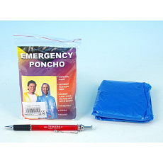 UNISON Pláštěnka Poncho polyethylen universální velikost v sáčku 10x12cm UNISON Pláštěnka Poncho polyethylen universální velikost v sáčku 10x12cm