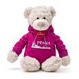 Lumpin Medveď Spencer v ružovej mikine Praha, 36cm