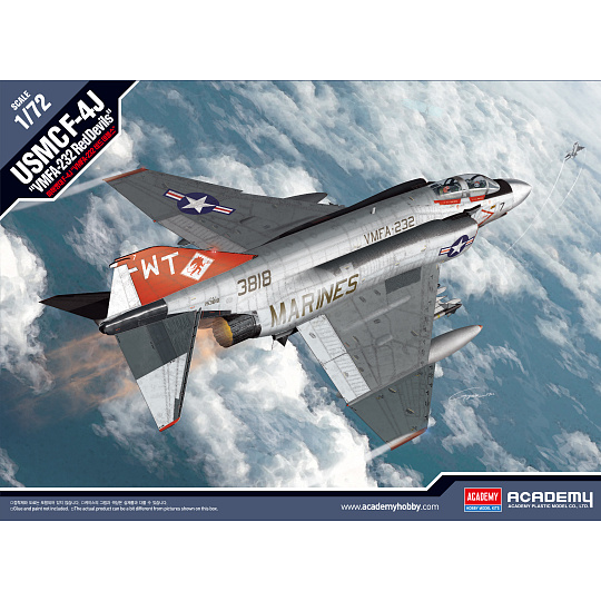 Academy Model Kit letadlo 12556 - USMC F-4J "VMFA-232 Red Devils" (1:72)