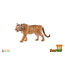 ZOOted Tygr indický zooted plast 13,5cm 