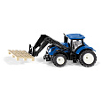 SIKU Blister - traktor New Holland s paletovými vidlemi a paletou