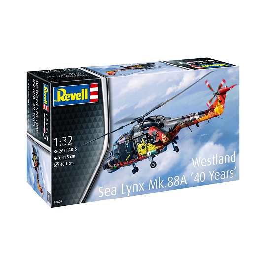 Revell Plastic ModelKit vrtulník 03806 - Westland Lynx - Special painting (1:32)