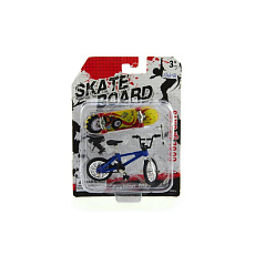 Teddies Skateboard fingerboard prstový s kolem plast 10cm asst mix druhů
