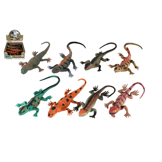 Teddies Ještěrka/Ještěr plast 20cm mix druhů