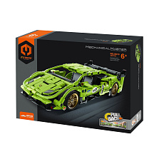 Stavebnice iM.MASTER auto sportovní plast 457 dílků na zpětné natažení v krabici 31x23x6,5cm Stavebnice iM.MASTER auto sportovní plast 457 dílků na zpětné natažení v krabici 31x23x6,5cm