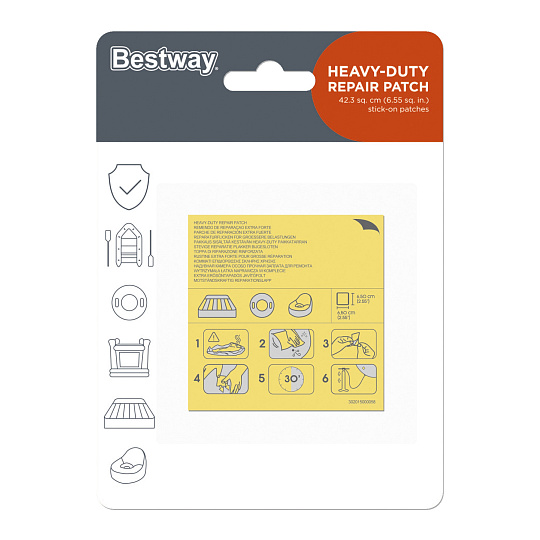 Bestway Opravná sada na bazény 6,5cm x 6,5cm