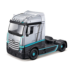 Bburago - Haulers custom cabs, M-B Actros Gigaspace, stříbrná, 1:43
