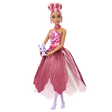 Mattel Barbie PETAL POP květinové překvapení - červená růže Mattel Barbie PETAL POP květinové překvapení - červená růže