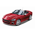 Bburago Auto Bburago 1:24 FIAT 124 SPIDER RED