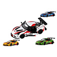 Teddies Auto Kinsmart Toyota GR Supra Racing kov 13cm 4 barvy na zpětné natažení