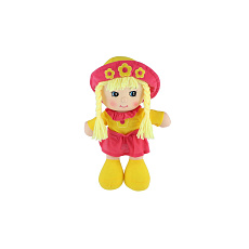 Panenka Květinka hadrová látka 35cm 0m+