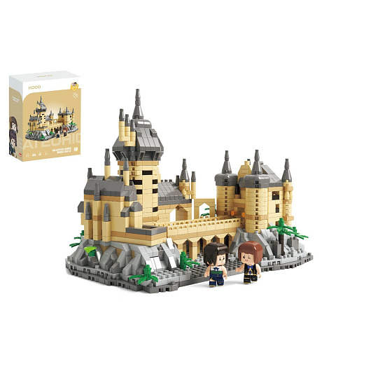 KOCO Stavebnice mini KOCO Magický hrad plast 1132ks v krabičce 15x20x8cm KOCO Stavebnice mini KOCO Magický hrad plast 1132ks v krabičce 15x20x8cm