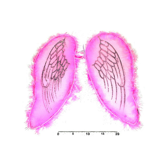 wiky Křídla andělská karneval 45x44cm v sáčku