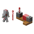 Mattel Minecraft  8CM FIGURKA S HERNÍ AKCÍ - FIREWORK LAUNCHER