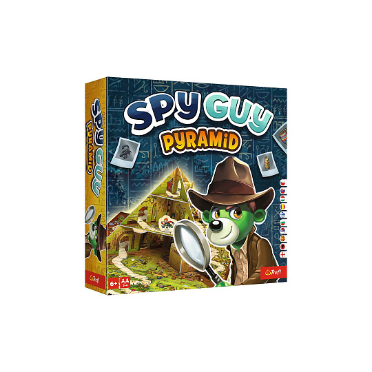 Trefl Spy Guy Pyramida společenská hra v krabici 26x26x6cm Trefl Spy Guy Pyramida společenská hra v krabici 26x26x6cm