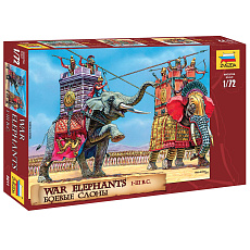 Zvezda Wargames (AoB) figurky 8011 - War Elephants III-II B. C. (1:72)