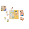 Teddies Puzzle deskové dřevěné lidské tělo/sport ve fólii 30x30cm 12m+