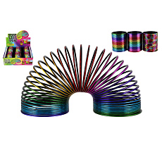 Spirála/pružina barevná plast průměr 8,5cm 6ks v boxu