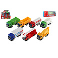 Auto nákladní Welly Scania kov/plast 7,5cm 6 druhů v krabičce 10,5x4x4cm 36ks v boxu
