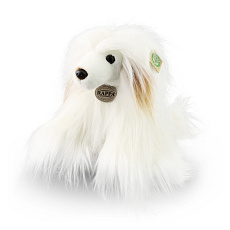 Rappa Plyšový pes čínský chocholatý - labutěnka 30 cm ECO-FRIENDLY Rappa Plyšový pes čínský chocholatý - labutěnka 30 cm ECO-FRIENDLY