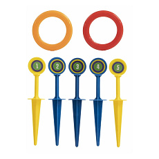 Rappa Hra házení kroužků na kolíky 29 cm