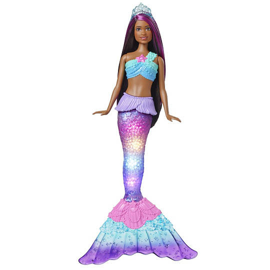 Mattel Barbie BLIKAJÍCÍ MOŘSKÁ PANNA BRUNETKA