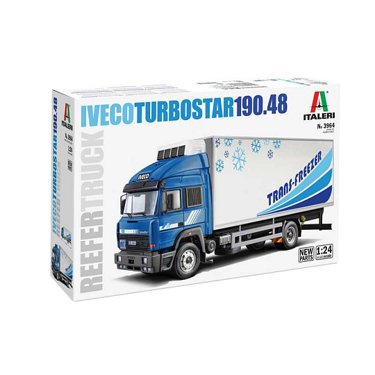 Italeri Model Kit truck 3964 - Iveco Turbostar 198.48 Special Reefer Truck (1:24) Italeri Model Kit truck 3964 - Iveco Turbostar 198.48 Special Reefer Truck (1:24)