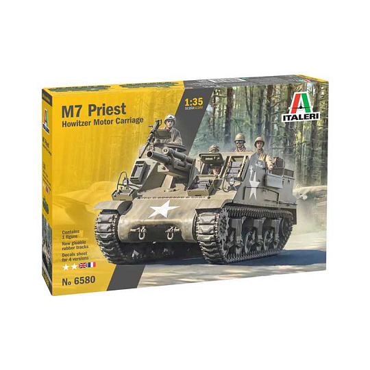 Italeri Model Kit tank 6580 - M7 Priest (1:35) Italeri Model Kit tank 6580 - M7 Priest (1:35)