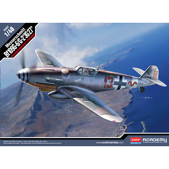 Academy Model Kit letadlo 12321 - Messerschmitt Bf109G-6/G-2 "JG 27" (1:48)