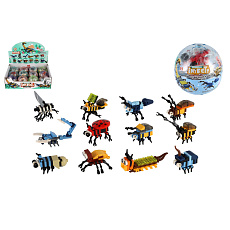 Teddies Stavebnice brouk plast 6cm mix druhů v kouli