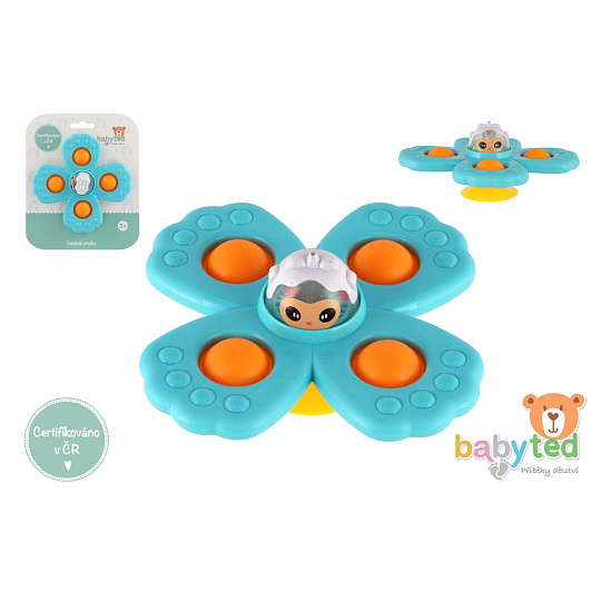 Točáček vrtulka babyted 11x5cm na kartě Točáček vrtulka babyted 11x5cm na kartě