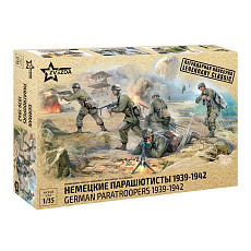 Zvezda Model Kit figurky 3628 - German Paratroops WWII (1:35)