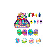 Teddies Sliz - hmota 100g ufo s mimozemšťanem 7cm 4 barvy