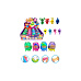 Teddies Sliz - hmota 100g ufo s mimozemšťanem 7cm 4 barvy