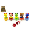 Teddies Razítko dřevo 6cm asst 5 druhů