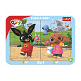 Puzzle deskové 2v1 Králíček Bing 10 dílků 33x23cm ve fólii 24m+