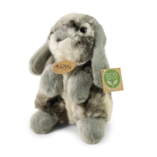 Rappa Plyšový králík šedý 19 cm ECO-FRIENDLY Rappa Plyšový králík šedý 19 cm ECO-FRIENDLY